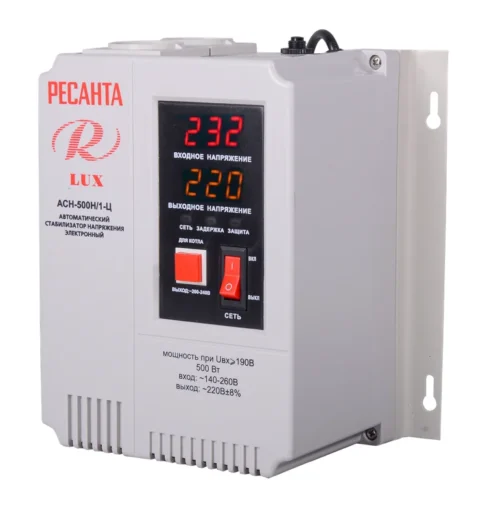 Ресанта Стабилизатор напряжения АСН-500Н/1-Ц LUX