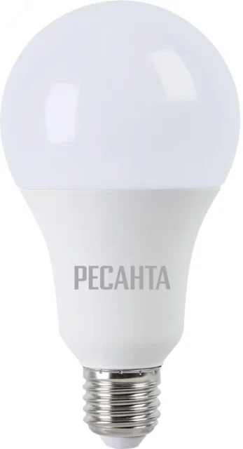 Ресанта Лампа светодиодная LL-R-A80-20W-230-4K-E27 (груша, 20Вт, нейтр., Е27)