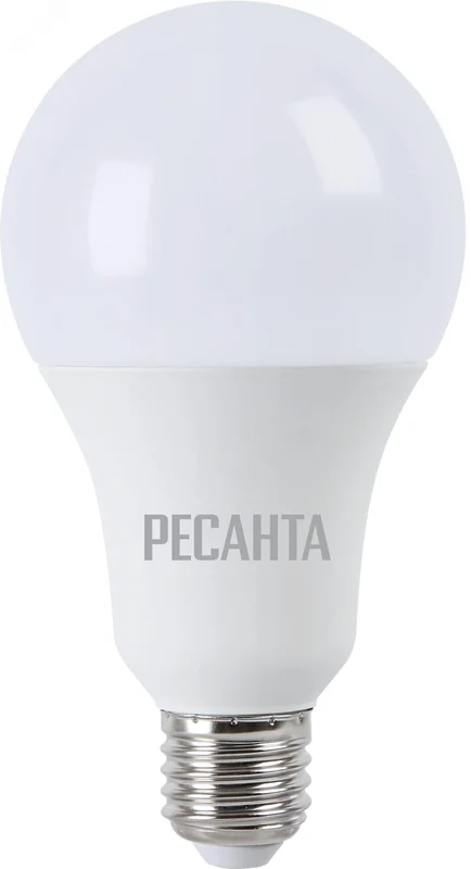 Ресанта Лампа светодиодная LL-R-A80-20W-230-4K-E27 (груша, 20Вт, нейтр., Е27)