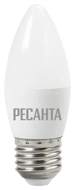 Ресанта Лампа светодиодная LL-R-C37-6W-230-4K-E27
