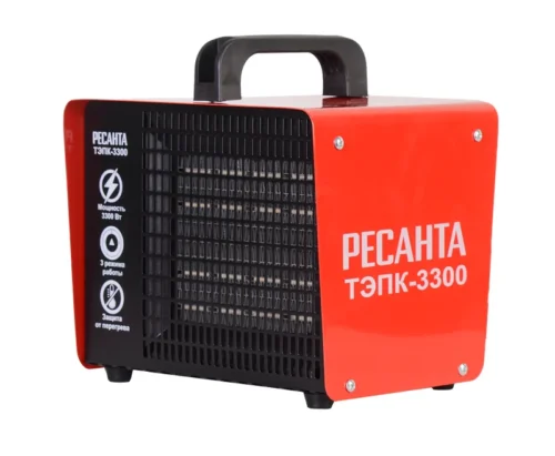 Ресанта Тепловая электрическая пушка ТЭПК-3000 (ТЭПК-3300) (керам.нагревательный элемент)