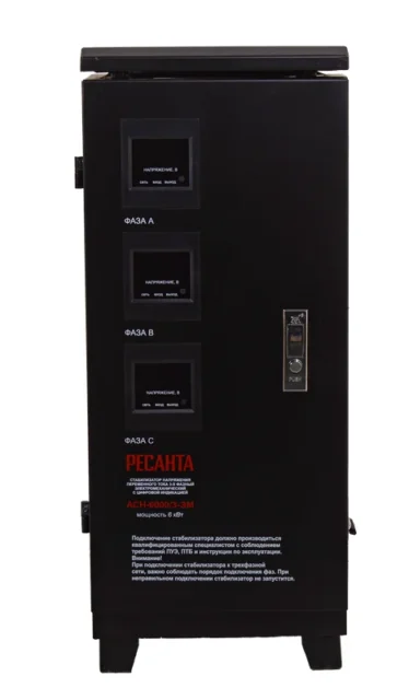 Ресанта Стабилизатор напряжения АСН-6000/3-ЭМ