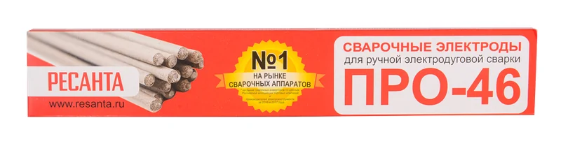 Ресанта Сварочный электрод ПРО-46, Ф2,5 Пачка 1кг