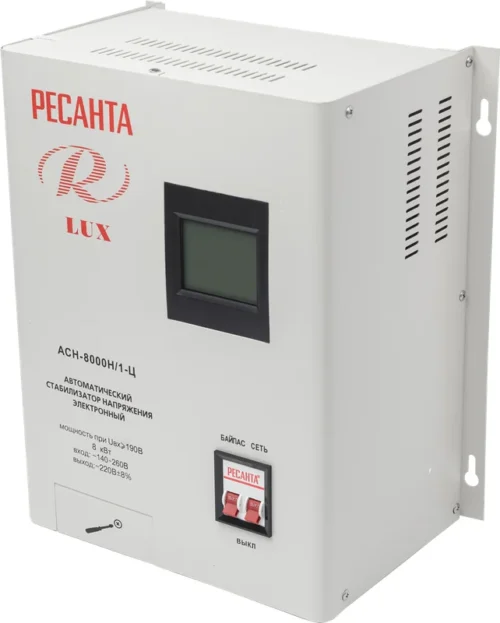 Ресанта Стабилизатор напряжения серии LUX АСН-8000Н/1-Ц