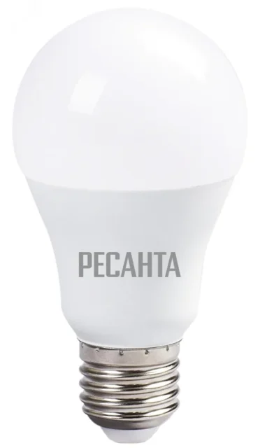 Ресанта Лампа светодиодная LL-R-A60-13W-230-4K-E27 (груша, 13Вт, нейтр., Е27)